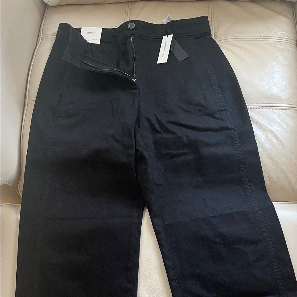 Classic Black High-Rise Pants